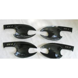 Накладки под ручки Mazda CX-5 2018 карбон